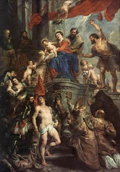 彼得 保羅 魯本斯 Madonna Enthroned with Child and Saints